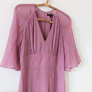 Massimo Dutti Pink Spring Dress 🌸